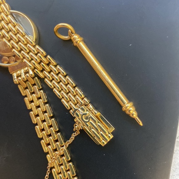 Chopard happy diamonds 18K gold watch - Picture 9 of 12